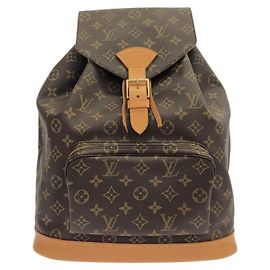 Louis Vuitton Monogram Montsouris GM Backpack Brown