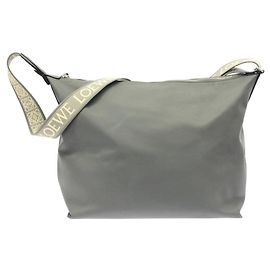 Bolsa de ombro Cubit Loewe Marrom
