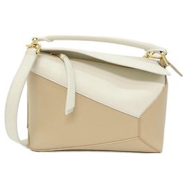 Bolsa Loewe Puzzle Edge Small Branco