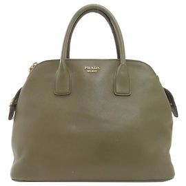 Sac à main Prada Saffiano vert Vert
