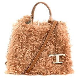 Borsa 2-Way Tod's in mohair rosa Rosa