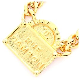 Collana Chanel RUE CAMBON placcata oro D'oro Metallico