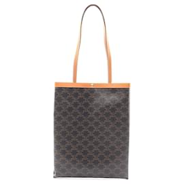 Céline Sac cabas Celine Medium Flat Shopper Triomphe Noir