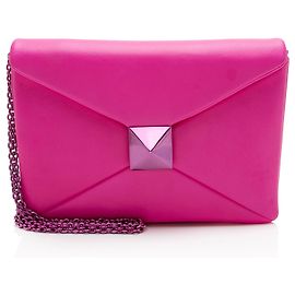 Valentino Garavani Valentino Lambskin One Stud Shoulder Bag Pink