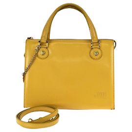 Sac à main 2way Sunburst en cuir Versace Doré Métallisé