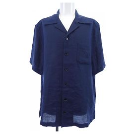 Dolce & Gabbana Camicia in lino Dolce&Gabbana Blu Blu navy