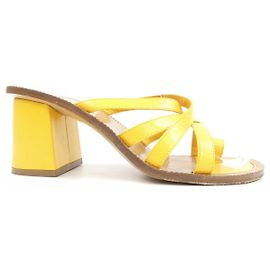 Chanel Sandals Yellow