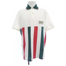 Polo Gucci Branco Vermelho Verde
