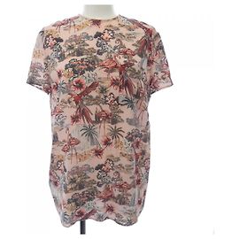 Top de seda Miu Miu Rosa