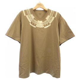Hermès Camiseta de algodón Hermes Cartouche LE TRESOR DE MEDOR Castaño
