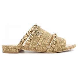 Sandali Chanel G34923 D'oro