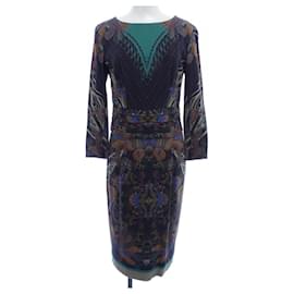 Robe Etro Bleu Bleu Marine