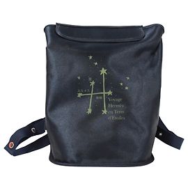 Hermès Zaino HERMES Sherpa Starry Sky Journey Exhibition, Nylon, Navy, Uomo e Donna Blu navy