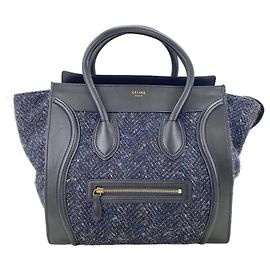 Céline Borsa Celine Luggage Mini in Navy Blu navy