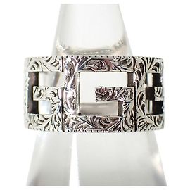 Gucci 925 Paisley G Band Ring Other
