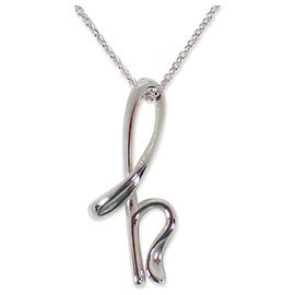 Tiffany & Co. 925 Initial H Anhänger Halskette Andere