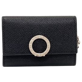 Bulgari Bvlgari Leather Keycase Black