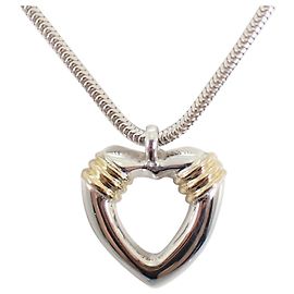Colar com pingente de coração em ouro rosa 18K e prata de lei Tiffany & Co. Outro