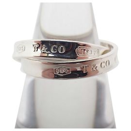 Anel Tiffany & Co. 925 1837 Interlocking Circle Outro
