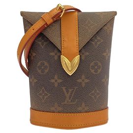Pochette Louis Vuitton Monogram Dust Envelope Marron