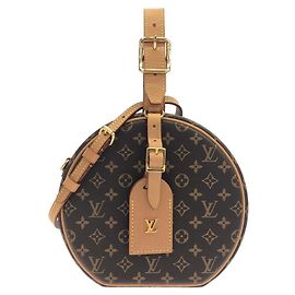 Borsa Louis Vuitton Monogram Petite Boite Chapeau Marrone
