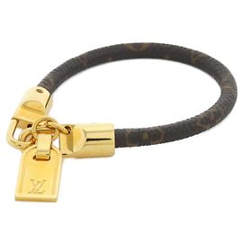 Pulsera Charm Monogram Louis Vuitton Castaño
