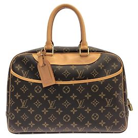 Bolsa Louis Vuitton Monogram Bowling Vanity Marrom