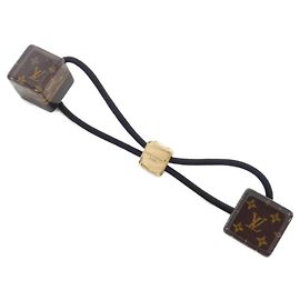 Louis Vuitton Monogram Hair Cube Marrone D'oro