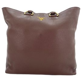 Sac cabas 2-en-1 marron Prada Marron
