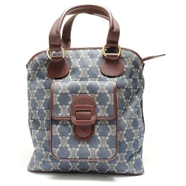 Céline Bolsa Celine Paris Macadam Azul