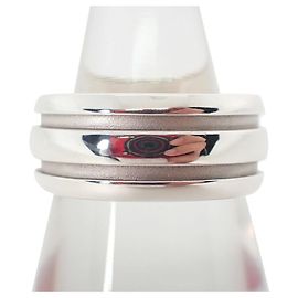 Tiffany & Co. 925 Grooved Double Line Band Ring Other