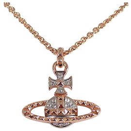 Colar com pingente Orb de strass Vivienne Westwood Outro