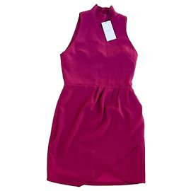 Iro Fuchsia Pink ärmelloses Kleid Pink