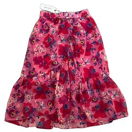Gerard Darel Gérard Darel Jupe midi rose à fleurs Multicolore Fuschia