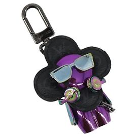 LOUIS VUITTON Monogram Eclipse Vivienne DJ Bag Charm M69479 LV Auth 187425SAM Lila Monogramm