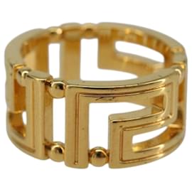 VERSACE Ring Metall Gold Tone Auth BA13630V Andere