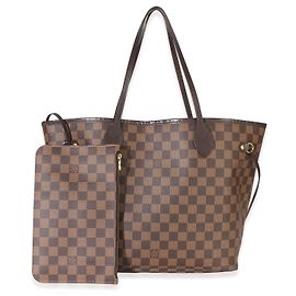 Louis Vuitton Damier Ebene Canvas Neverfull MM Marron
