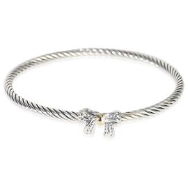 Bracciale Cable Bow in oro giallo e argento sterling David Yurman Altro