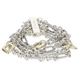 Bracciale multi-filo Figaro in oro giallo e argento sterling David Yurman Altro