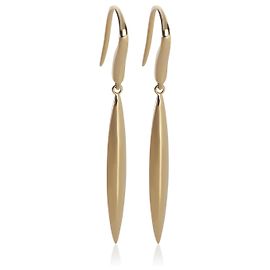 Boucles d'oreilles pendantes plume en or jaune Tiffany & Co. Autre