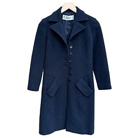 Chloé Black Wool Tailored Coat Black