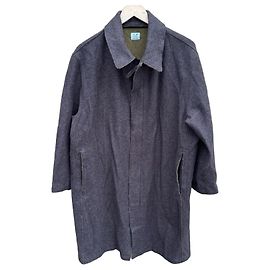 CP Company Wool Blend Overcoat Grey