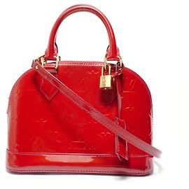 Sac à main Louis Vuitton Alma BB Monogram Vernis Rouge Monogramme