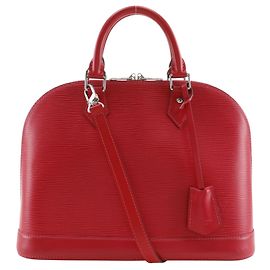 Louis Vuitton Alma Epi PM Rouge