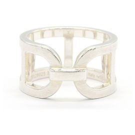 Hermès Hermes Ever Chaine d'Ancre MM Sterling Silver Band Ring Other