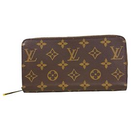 Cartera Zippy Louis Vuitton Castaño Fucsia