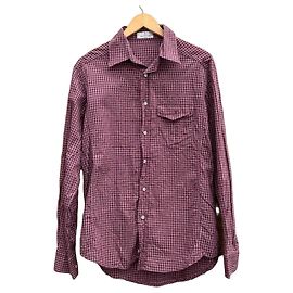 Camisa de Cuadros Valentino Sport Burdeos