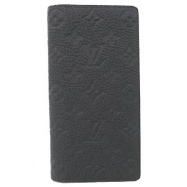 Cartera Louis Vuitton Taurillon Monogram Brazza Negro