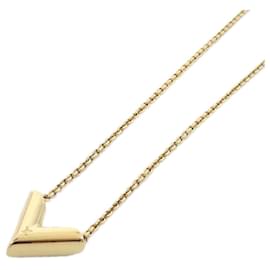 Collier Louis Vuitton Essential V Doré