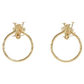 Boucles d'oreilles Louis Vuitton Bouclédreilles LV Eclipse M00763 Doré